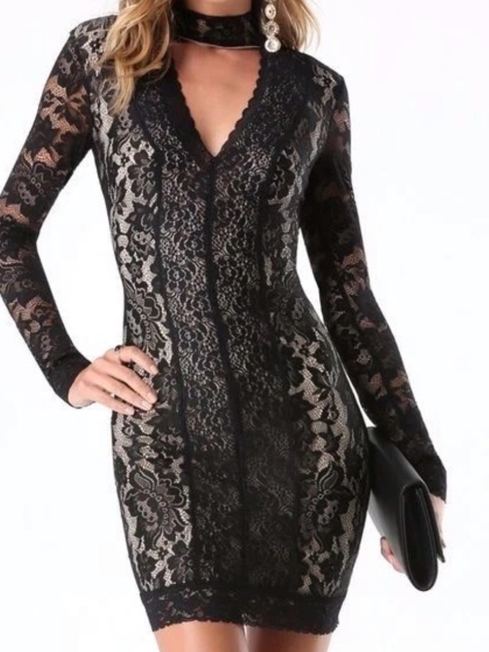 Bebe lace dress